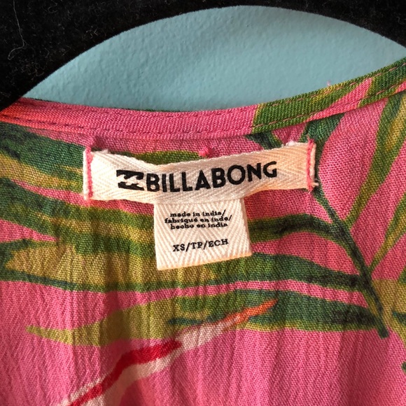 BillaBong Pink Floral Romper - Picture 2 of 4